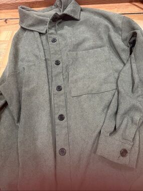Women Olive Green Corduroy shirt